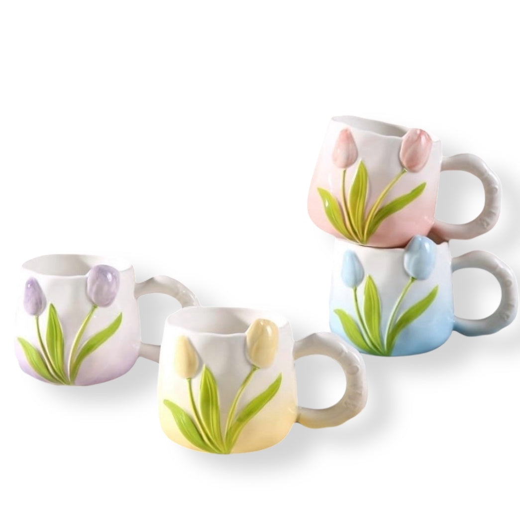 Blooming Tulip Mug
